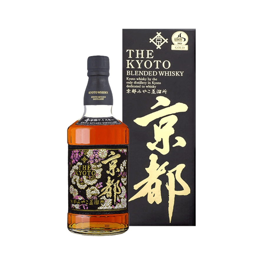 Rượu Whisky Nhật The Kyoto Nishijin Ori Aka-Obi Blend Whisky Blend Whisky